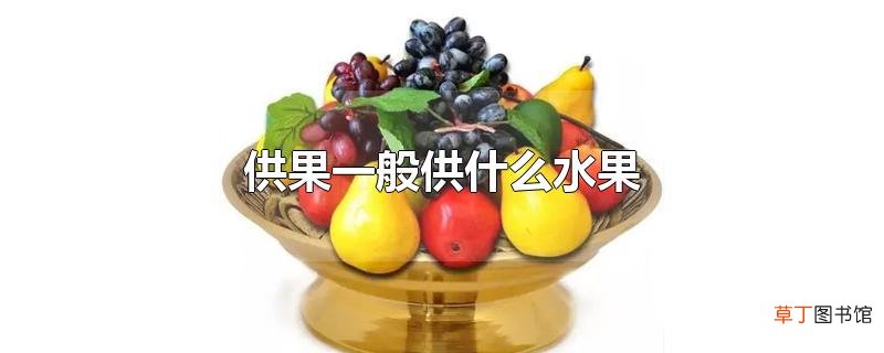 供果一般供什么水果