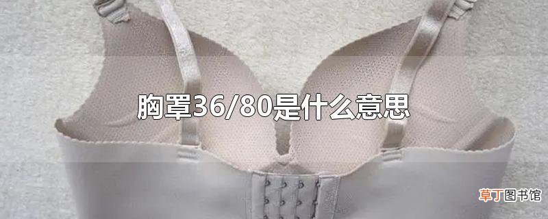 胸罩36/80是什么意思