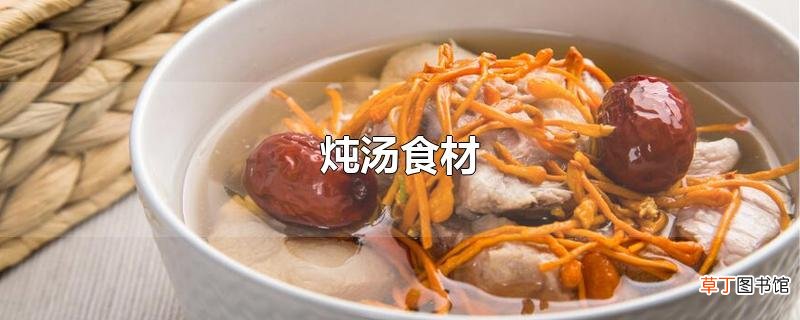 炖汤食材
