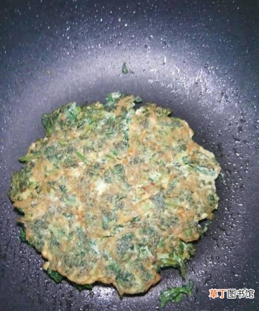 怎样做美味的荠菜煎蛋饼