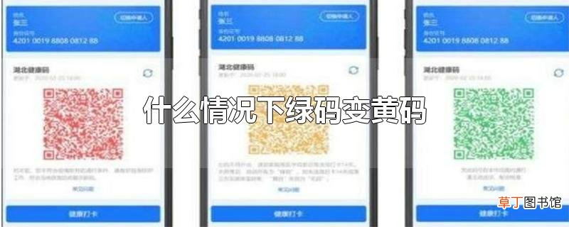 什么情况下绿码变黄码