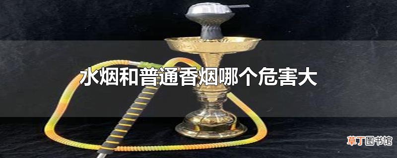水烟和普通香烟哪个危害大