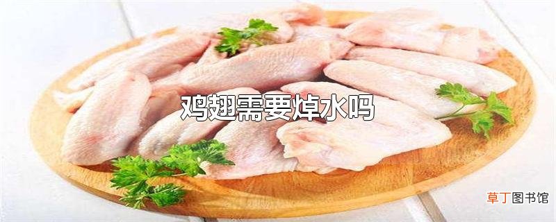鸡翅需要焯水吗