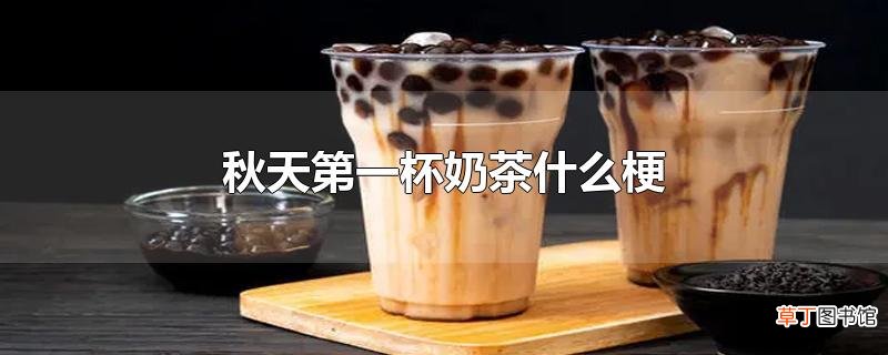 秋天第一杯奶茶什么梗