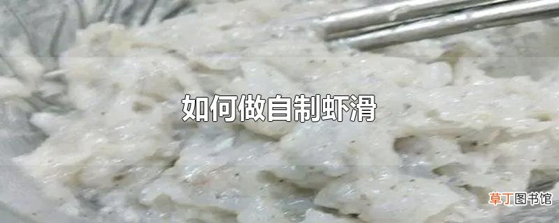 怎么做自制虾滑