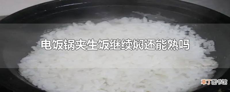 电饭锅夹生饭继续焖还能熟吗