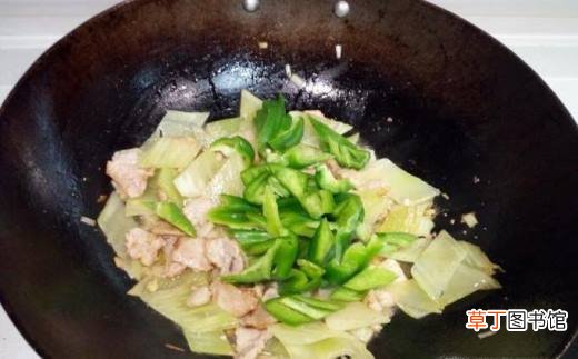 莴笋青椒炒肉片的家常做法