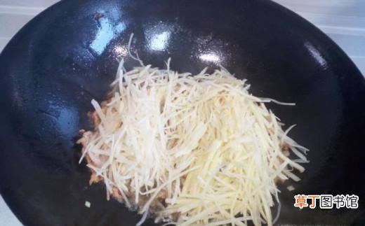 气豆炒土豆丝的做法