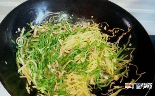 气豆炒土豆丝的做法