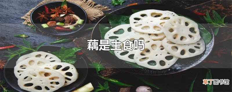 藕是主食吗