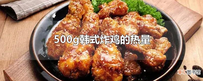 500g韩式炸鸡的热量