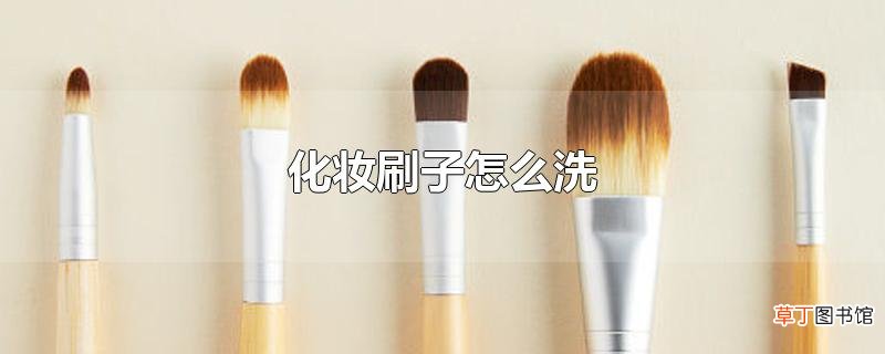 化妆刷子怎么洗