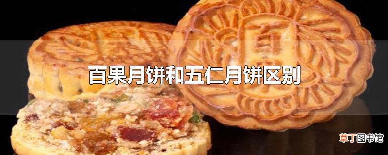 百果月饼和五仁月饼区别