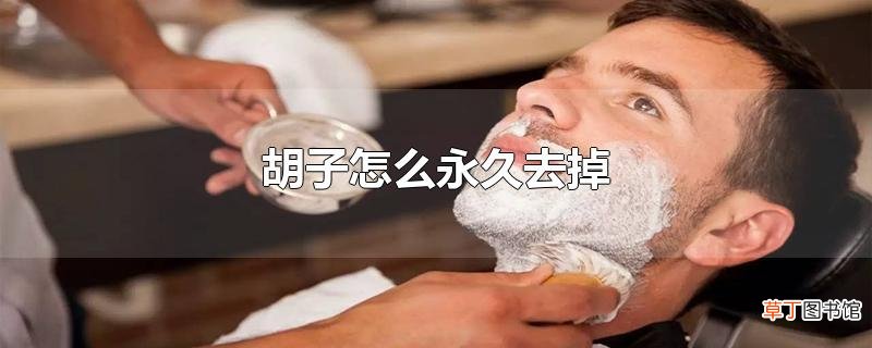 胡子怎么永久去掉