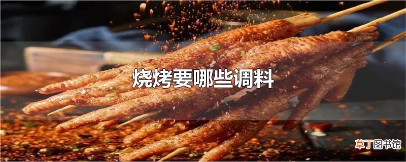 烧烤要哪些调料