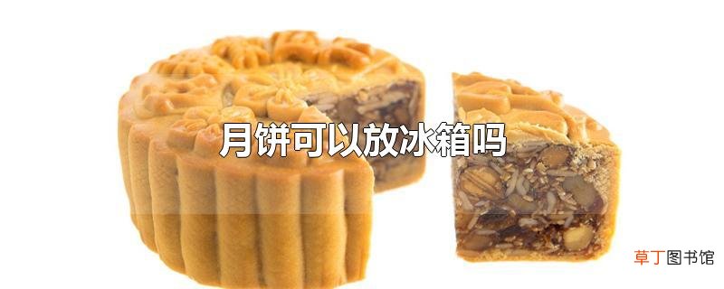 月饼可以放冰箱吗