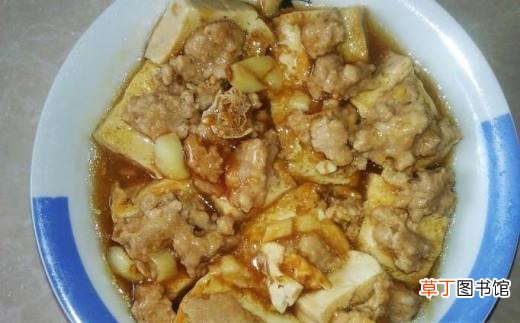 肉末焖豆腐的做法