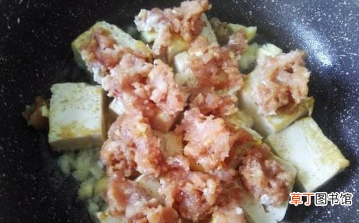 肉末焖豆腐的做法