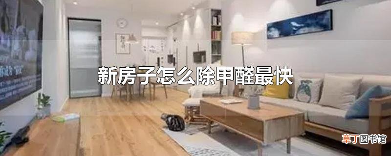 新房子怎么除甲醛最快