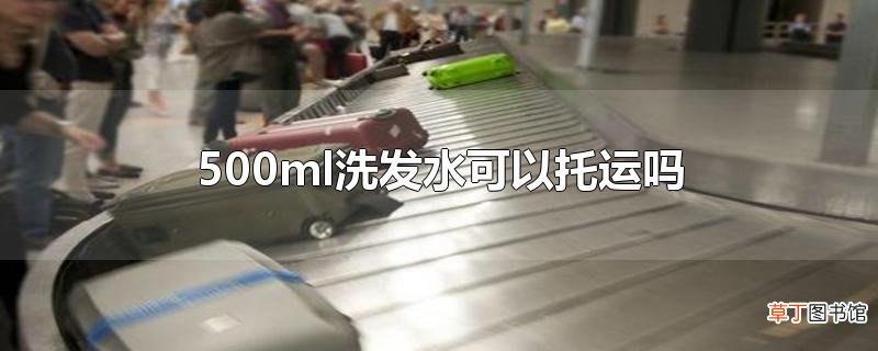 500ml洗发水可以托运吗