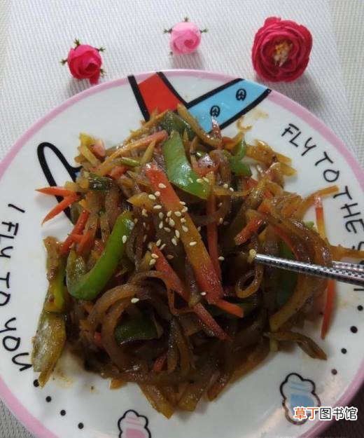 怎样做美味的豆豉炒胡萝卜白萝卜？