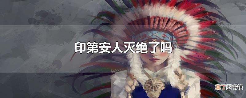 印第安人灭绝了吗