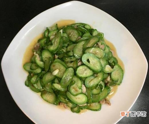 五花肉片炒丝瓜的家常做法