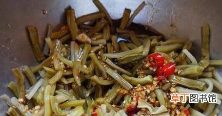 凉拌贡菜的制作方法