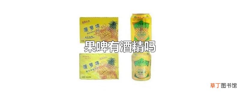 果啤有酒精吗
