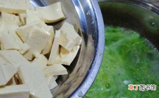 萝卜豆腐芹菜叶子汤的做法