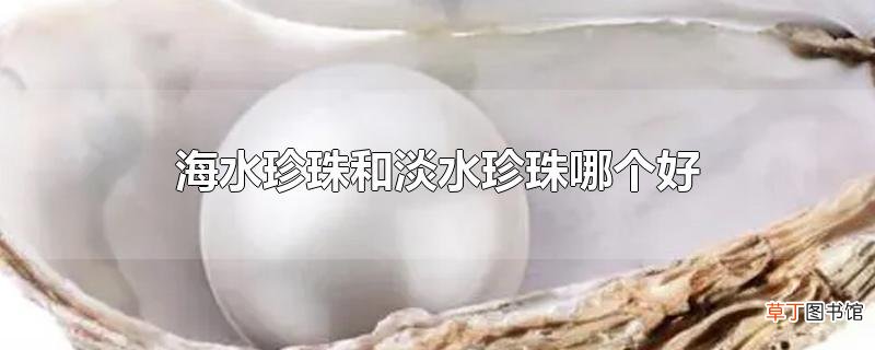 海水珍珠和淡水珍珠哪个好