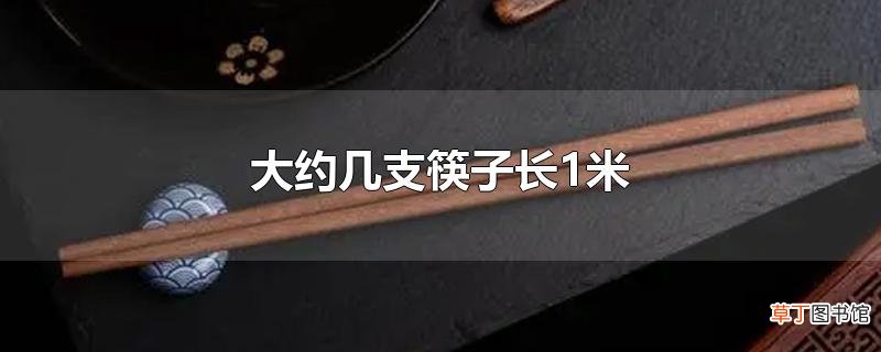 大约几支筷子长1米