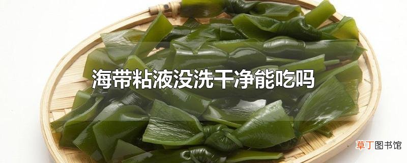 海带粘液没洗干净能吃吗