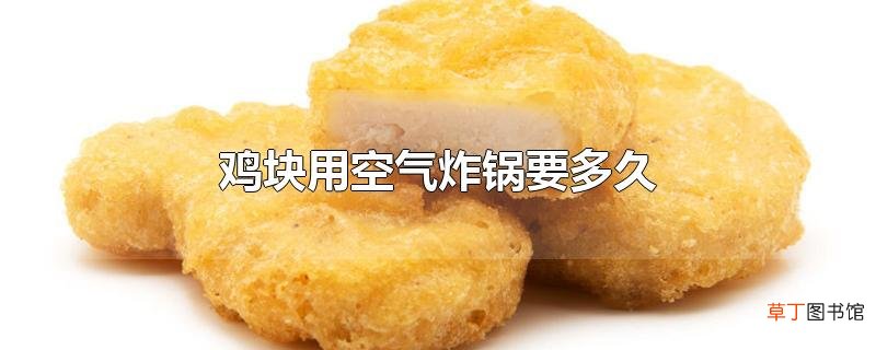 鸡块用空气炸锅要多久
