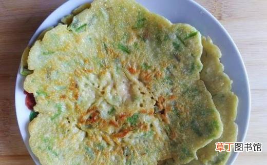 小米鸡蛋香葱饼的做法