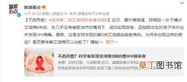 全球第2例艾滋病自愈者出现 究竟是什么原理呢？