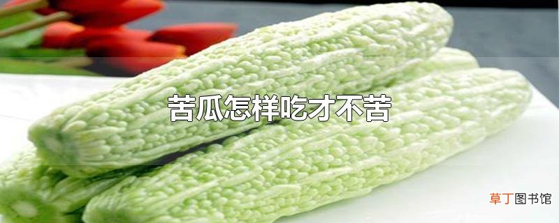 苦瓜怎样吃才不苦
