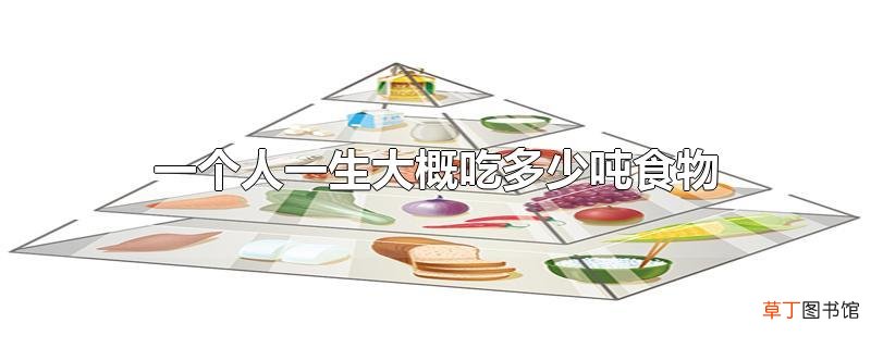 一个人一生大概吃多少吨食物