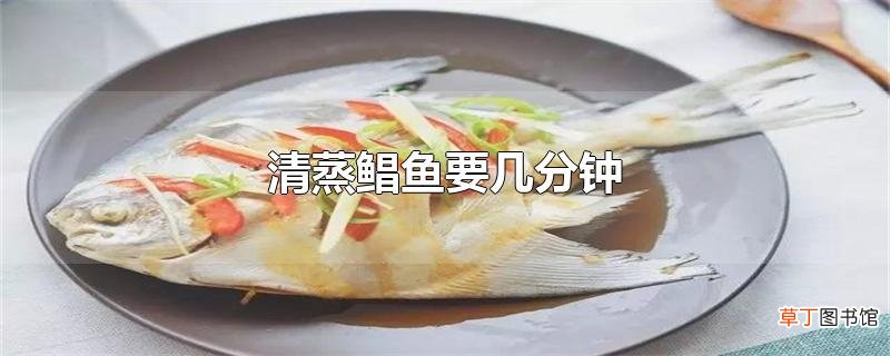 清蒸鲳鱼要几分钟