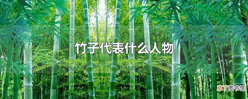 竹子代表什么人物