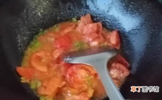 西红柿剩菜面疙瘩汤的做法