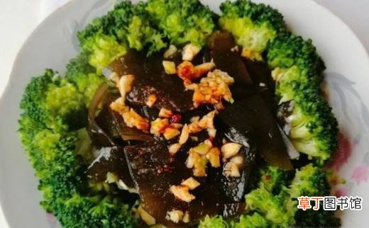 怎样做好吃的西兰花拌海带？