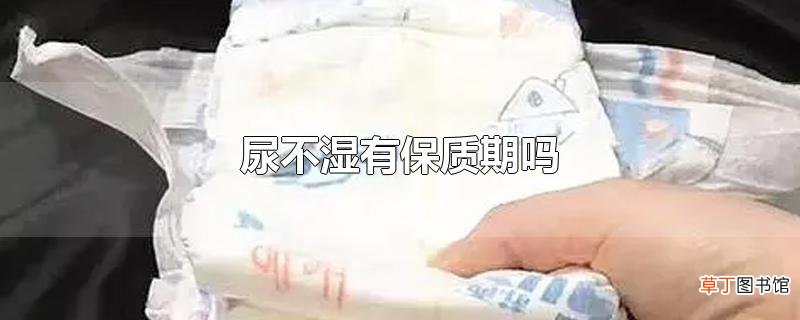 尿不湿有保质期吗
