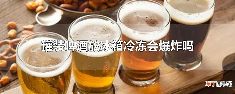 罐装啤酒放冰箱冷冻会爆炸吗