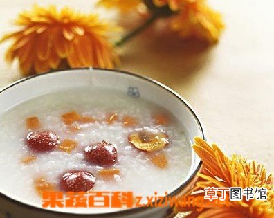 红枣菊花粥