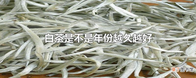 白茶是不是年份越久越好