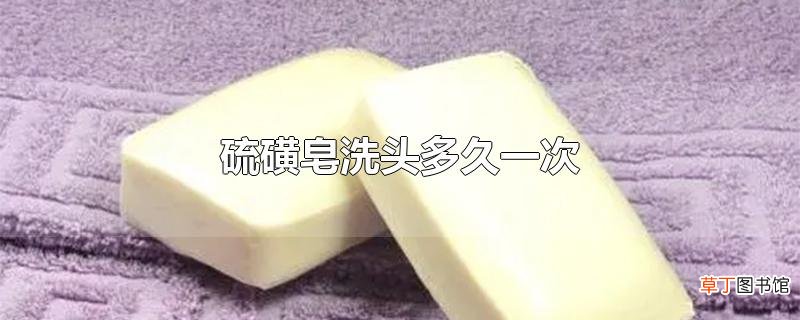 硫磺皂洗头多久一次