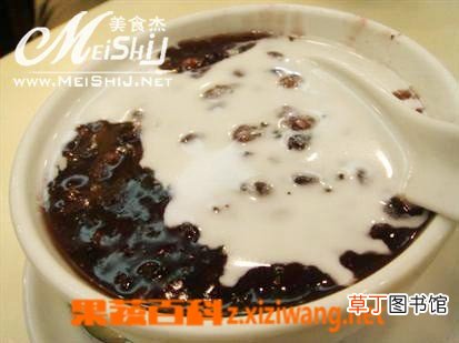 椰汁黑糯米粥