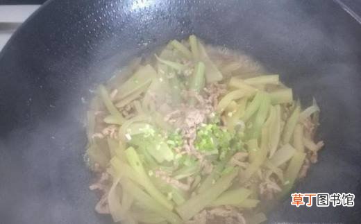 莴苣炒肉丝的做法