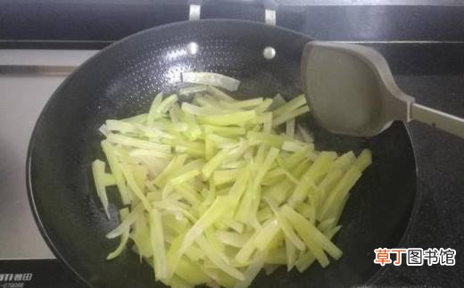 莴苣炒肉丝的做法